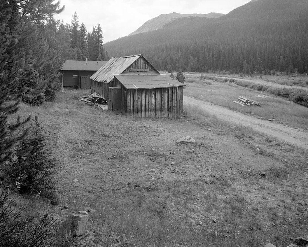 Historic Photo : Grand Ditch, LaPoudre Pass Barn, Grand Lake, Grand County, CO 1 Photograph