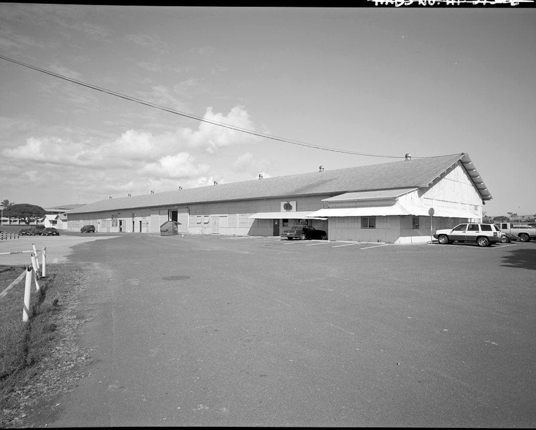 Historic Photo : U.S. Naval Base, Pearl Harbor, Storehouse, Hornet Avenue between Hammonds Port & Independence Streets, Pearl City, Honolulu County, HI 2 Photograph