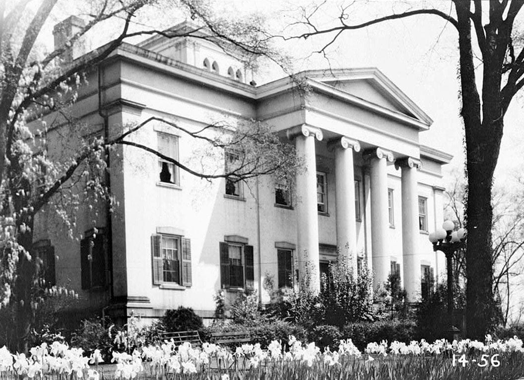 Historic Photo : Old Governor's Mansion, Clark & Green Streets, Milledgeville, Baldwin County, GA 1 Photograph