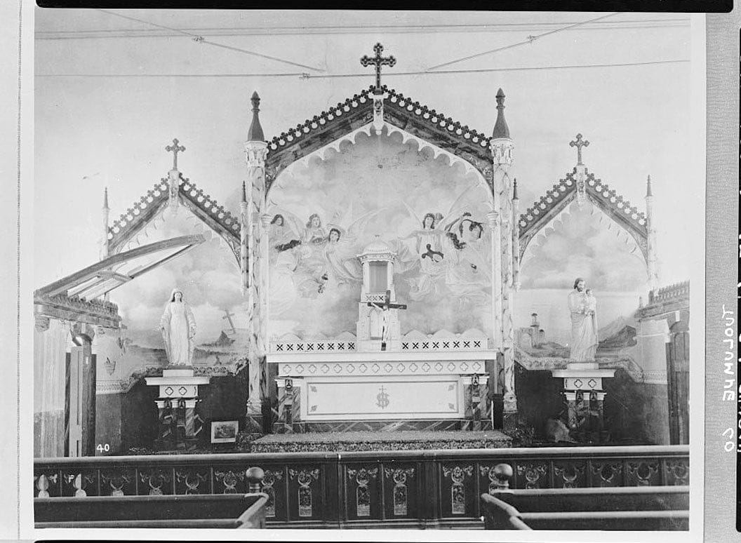 Historic Photo : St. Anne's Church, Church Street, Columbia, Tuolumne County, CA 2 Photograph