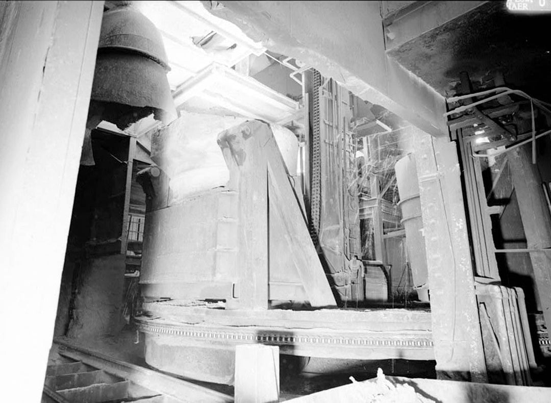 Historic Photo : United States Pipe & Foundry Company Plant, Melting & Treatment Areas, 2023 St. Louis Avenue at I-20/59, Bessemer, Jefferson County, AL 2 Photograph