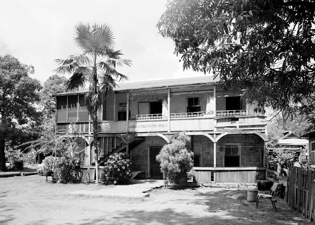 Historic Photo : U. S. Marine Hospital, 1038 Front Street, Lahaina, Maui County, HI 1 Photograph