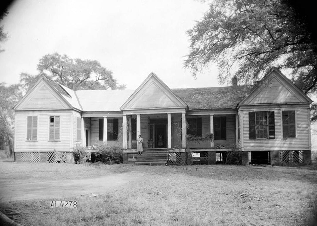 Historic Photo : Gayle-Locke House, University Avenue (College Street), Greensboro, Hale County, AL 1 Photograph