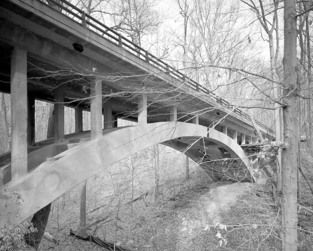 Historic Photo : Ross Drive Bridge, Spanning Rock Creek at Ross Drive, South of Joyce Road, NW, Washington, District of Columbia, DC 2 Photograph