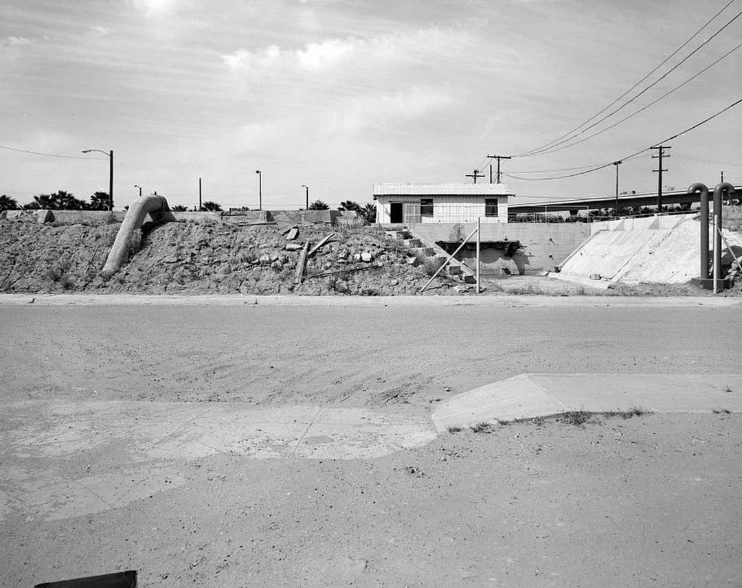 Historic Photo : Yuma Main Street Water Treatment Plant, Jones Street at foot of Main Street, Yuma, Yuma County, AZ 1 Photograph