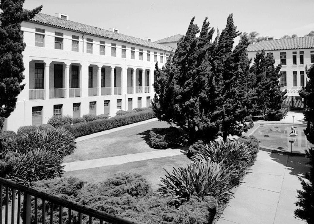 Historic Photo : U.S. Naval Hospital, Ward B, Park Boulevard, Balboa Park, San Diego, San Diego County, CA 1 Photograph