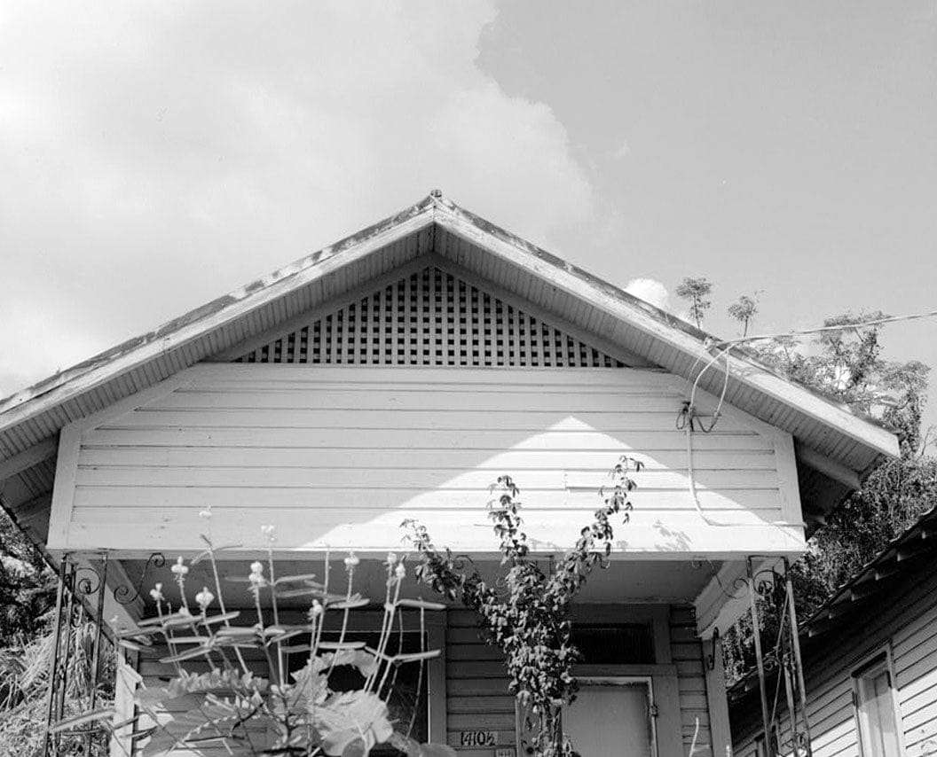 Historic Photo : 1410 1/2 East Fourteenth Avenue (House), Tampa, Hillsborough County, FL 1 Photograph