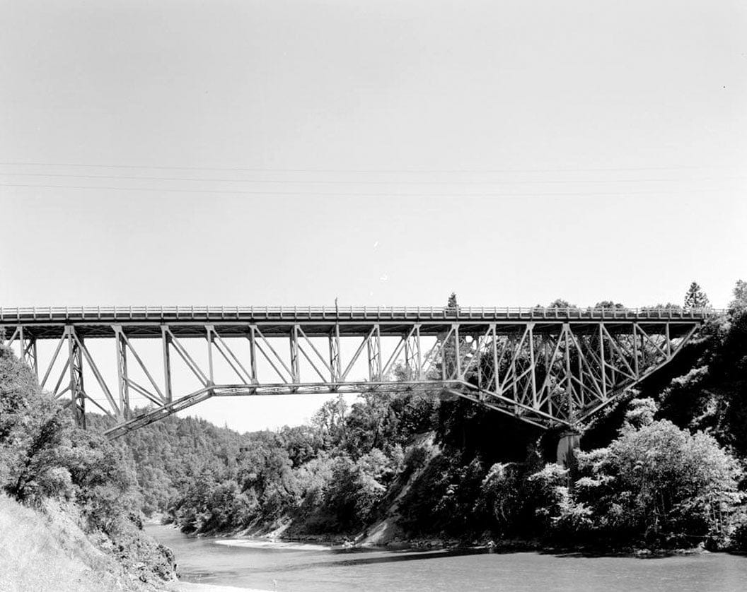 Historic Photo : South Fork Trinity River Bridge, State Highway 299 spanning South Fork Trinity River, Salyer, Trinity County, CA 1 Photograph