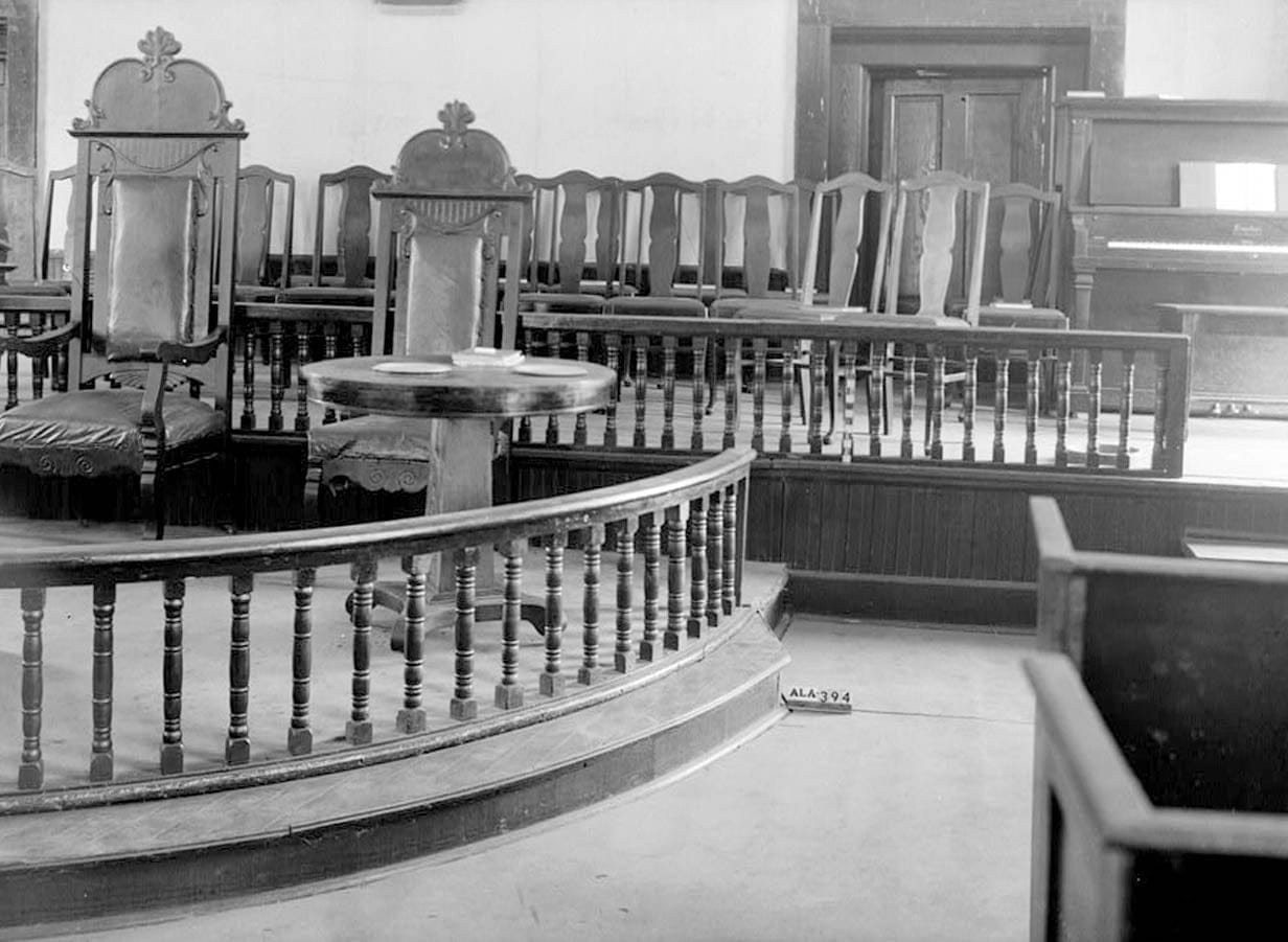 Historic Photo : Methodist Episcopal Church, Tuscaloosa Street (State Highway 86), Carrollton, Pickens County, AL 1 Photograph