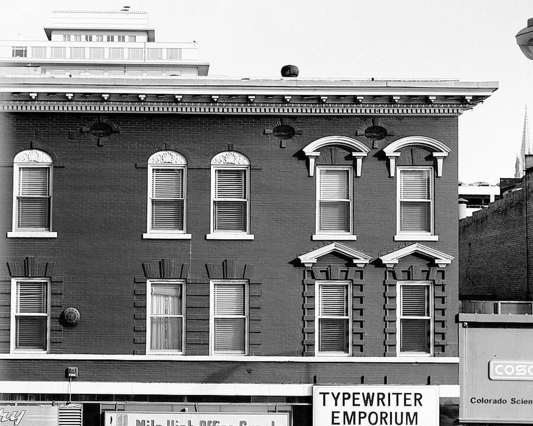 Historic Photo : Plymouth Place, 1560-1572 Broadway, Denver, Denver County, CO 1 Photograph
