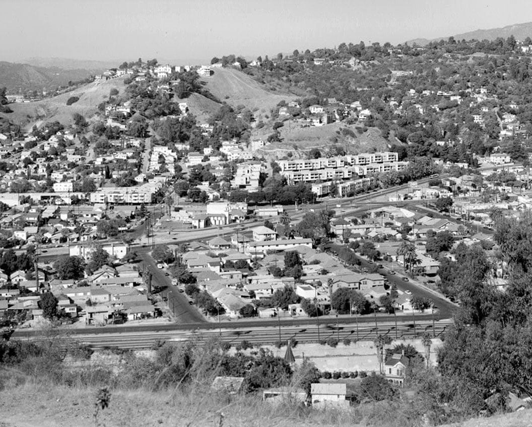Historic Photo : Arroyo Seco Parkway, Los Angeles to Pasadena, Los Angeles, Los Angeles County, CA 7 Photograph