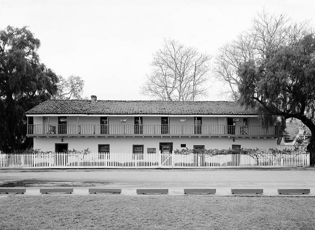 Historic Photo : General Jose Castro House, Mission Plaza, San Juan Bautista, San Benito County, CA 8 Photograph
