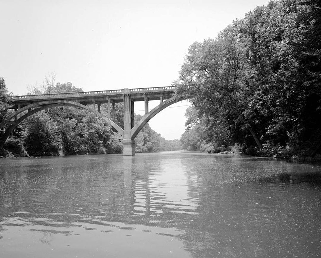 Historic Photo : Saline River Bridge, County Highway 365 across Saline River, Benton, Saline County, AR 3 Photograph