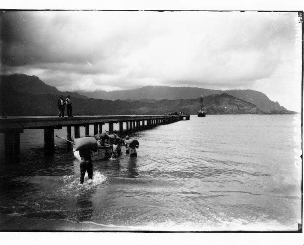 Historic Photo : Hanalei Pier, Hanalei Bay off Weke Road, Hanalei, Kauai County, HI 6 Photograph