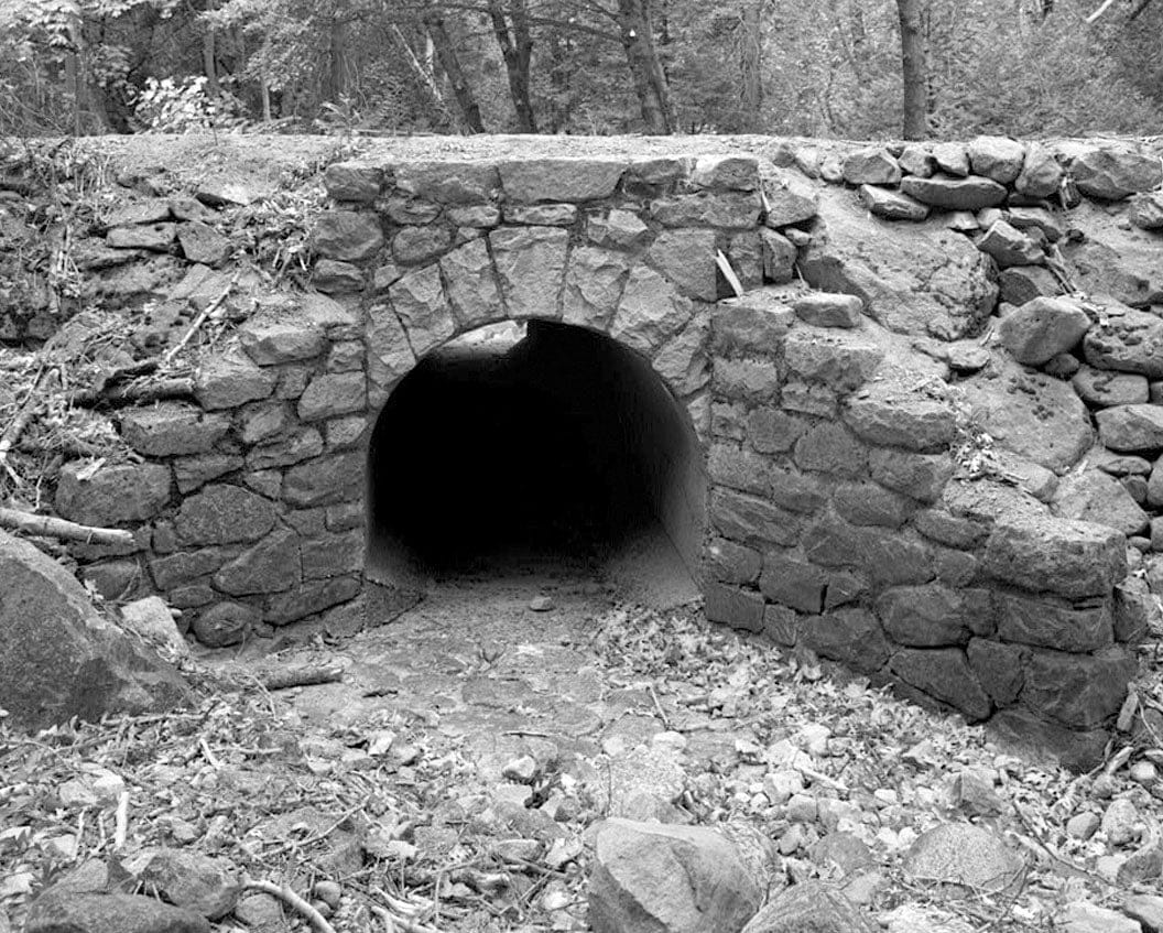 Historic Photo : Bridalveil Fall Culverts, Spanning small watercourses on Southside Drive, Yosemite Village, Mariposa County, CA 2 Photograph