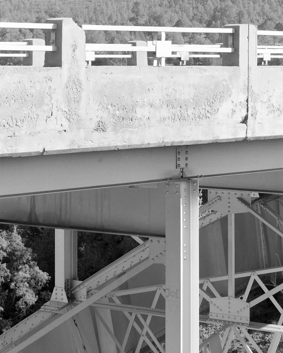 Historic Photo : Cedar Canyon Bridge, Spanning Cedar Canyon at Highway 60, Show Low, Navajo County, AZ 2 Photograph