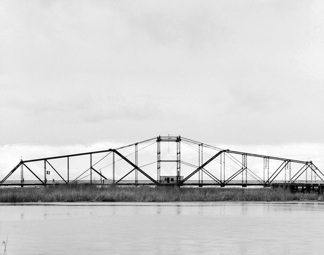 Historic Photo : Bacon Island Road Bridge, Spanning Middle River at Bacon Island Road, Stockton, San Joaquin County, CA 6 Photograph