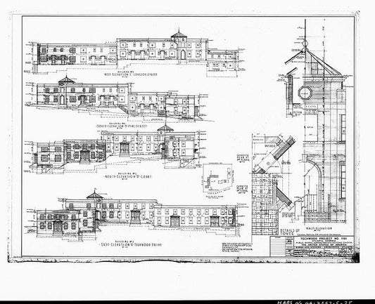 Historic Photo : Techwood Homes, Building No. 16, 488-514 Techwood Drive, Atlanta, Fulton County, GA 3 Photograph