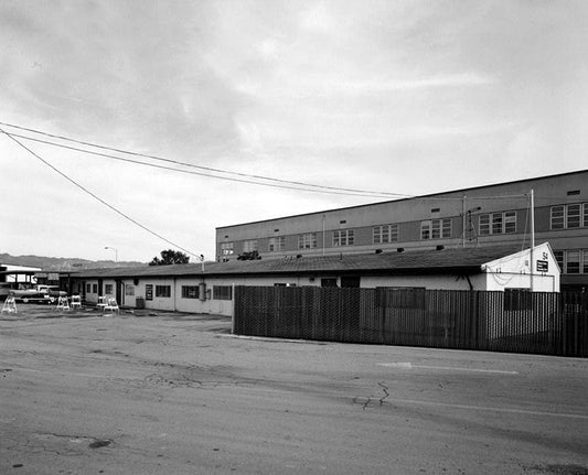 Historic Photo : Oakland Army Base, Private Vehicle Inspection Building, Africa Street & Bataan Avenue, Oakland, Alameda County, CA 1 Photograph