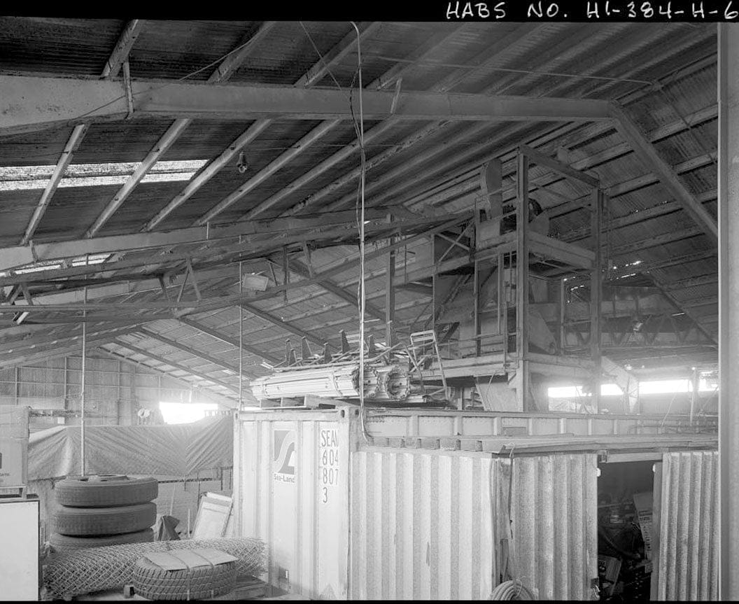 Ewa Plantation Company Industrial Center, Bagasse Storage Warehouse, Honouliuli Plain, near intersection of Renton Road & Park Row, Ewa, Honolulu County, HI 4