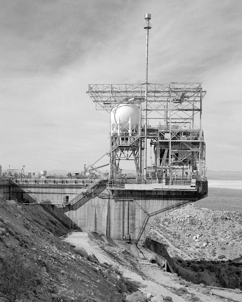 Edwards Air Force Base, Air Force Rocket Propulsion Laboratory, Test Stand 1-A, Test Area 1-120, north end of Jupiter Boulevard, Boron, Kern County, CA 6