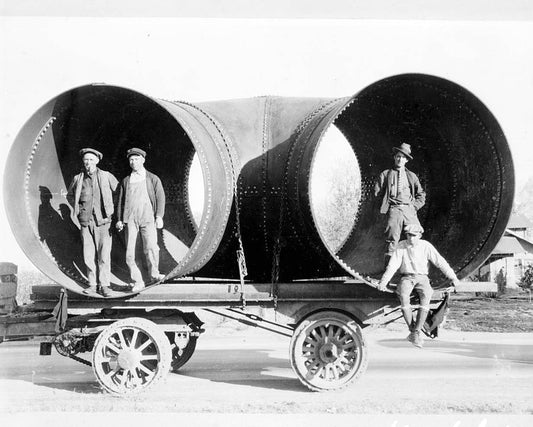 Historic Photo : Horse Mesa Dam, Salt River, 65 miles East of Phoenix, Phoenix, Maricopa County, AZ 5 Photograph