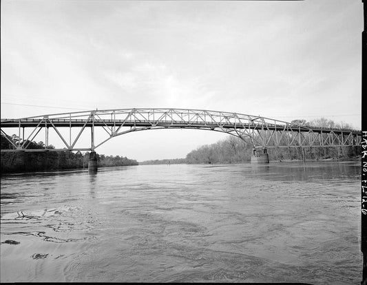 Historic Photo : Apalachicola River Bridge, State Route 20 spanning the Apalachicola River, Blountstown, Calhoun County, FL 1 Photograph
