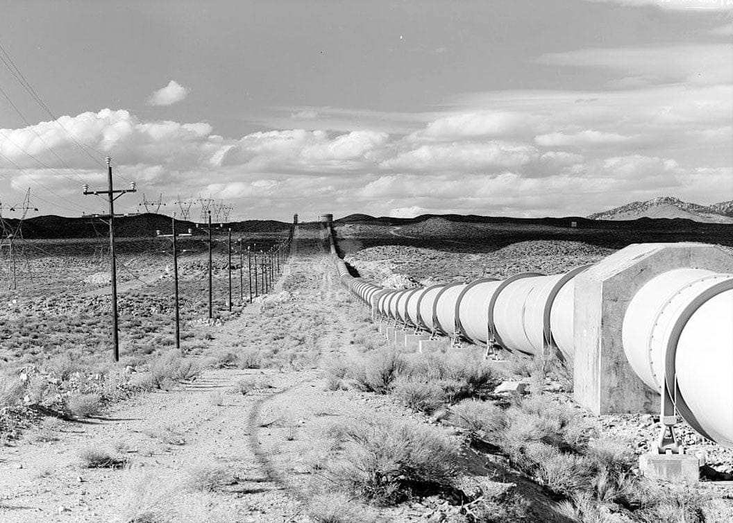 Historic Photo : Los Angeles Aqueduct, Aqueduct North of Bishop, Los Angeles, Los Angeles County, CA 2 Photograph