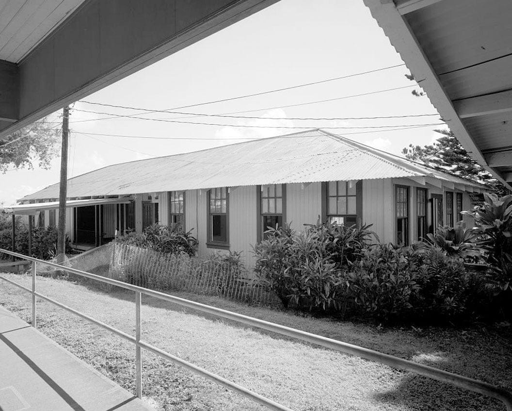 Historic Photo : Kalaheo School, Library, Maka Road & Puu Road, Kalaheo, Kauai County, HI 1 Photograph