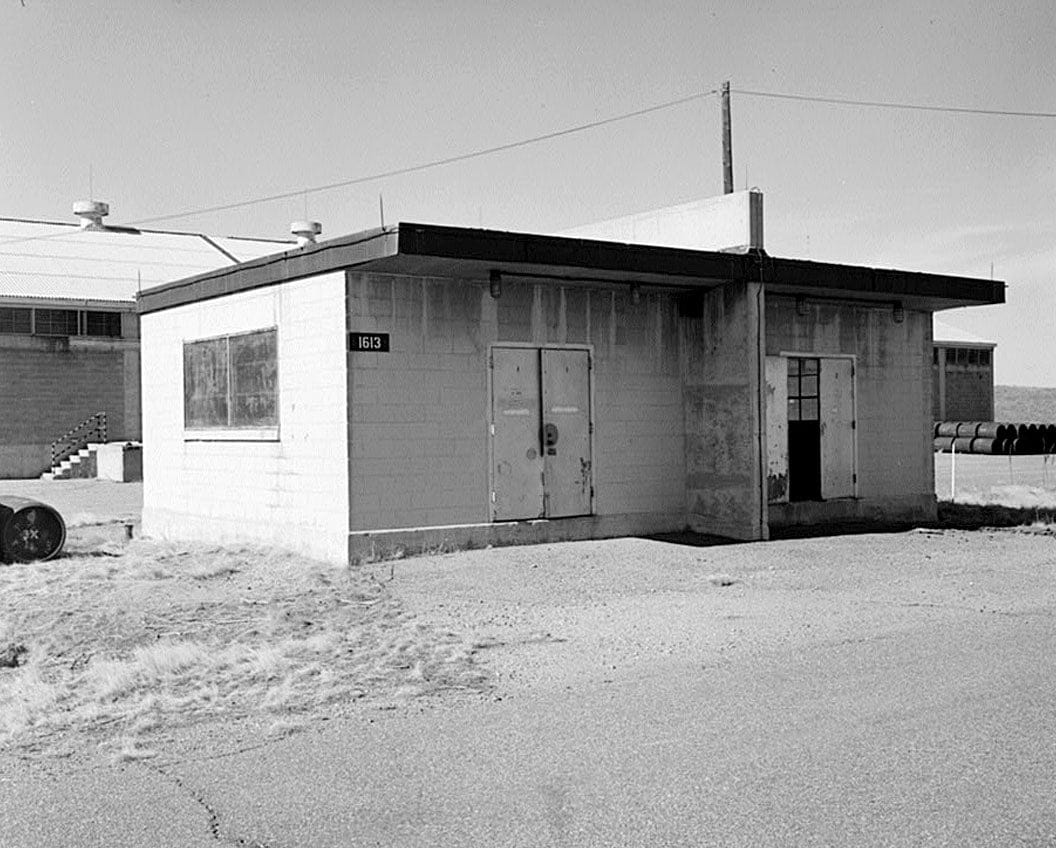Historic Photo : Rocky Mountain Arsenal, Storage Building-Explosive Unpacking, 510 feet South of Road EW-3; adjacent to Road NS-4, Commerce City, Adams County, CO 1 Photograph
