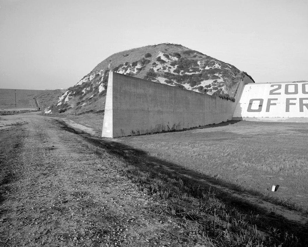 Historic Photo : Prado Dam, Spillway, Santa Ana River near junction of State Highways 71 & 91, Corona, Riverside County, CA 1 Photograph