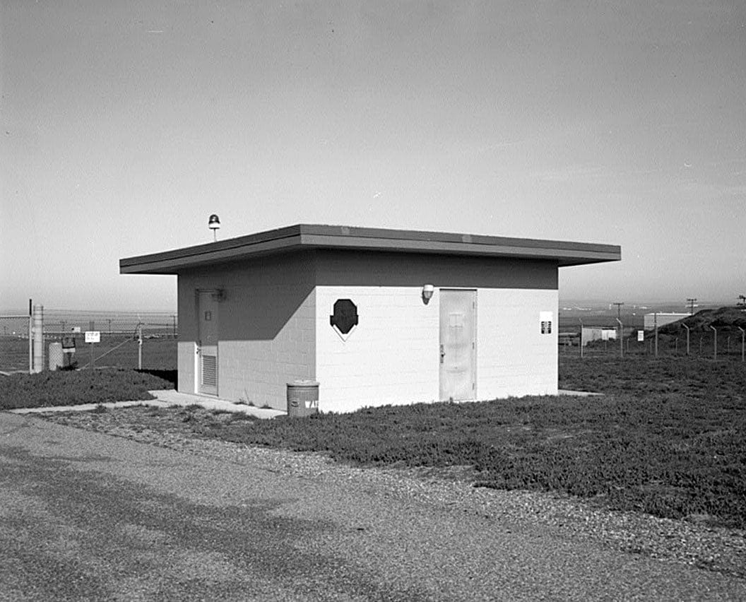 Historic Photo : Vandenberg Air Force Base, Space Launch Complex 3, Pyrotechnic Shed, Napa & Alden Roads, Lompoc, Santa Barbara County, CA 1 Photograph