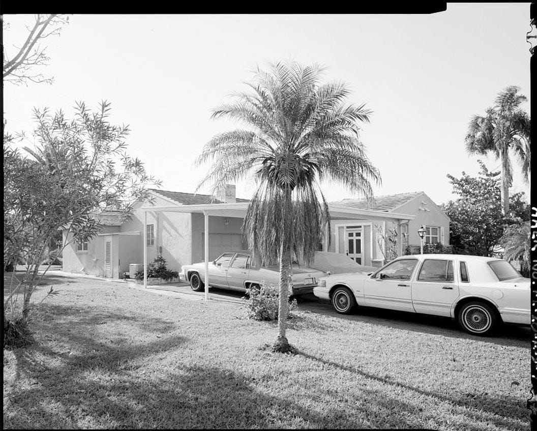 Historic Photo : St. Lucie Canal, Lock No. 1, Attendant's Quarters, St. Lucie, Cross State Canal, Okeechobee Intracoastal Waterway, Stuart, Martin County, FL 1 Photograph