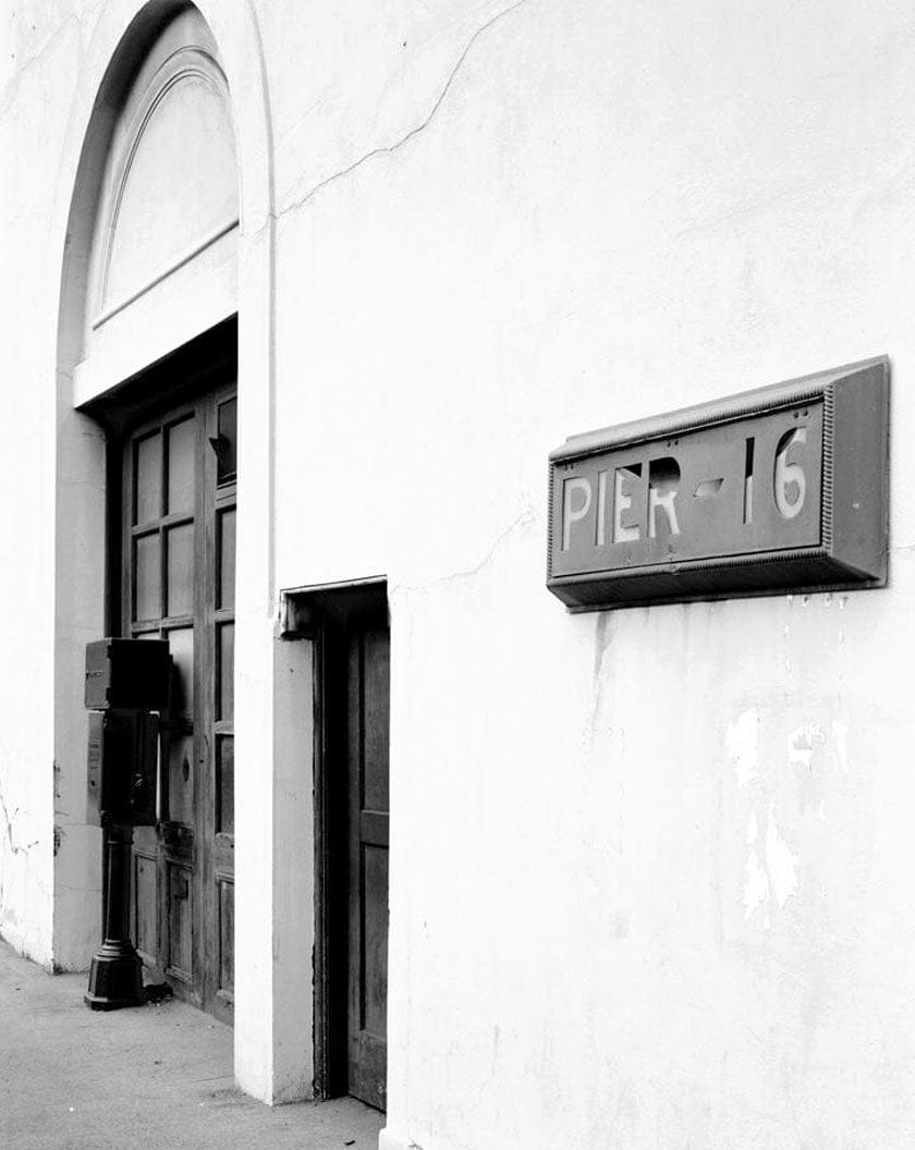 Historic Photo : Pier 16 & Bulkhead Building, Howard Street, San Francisco, San Francisco County, CA 5 Photograph