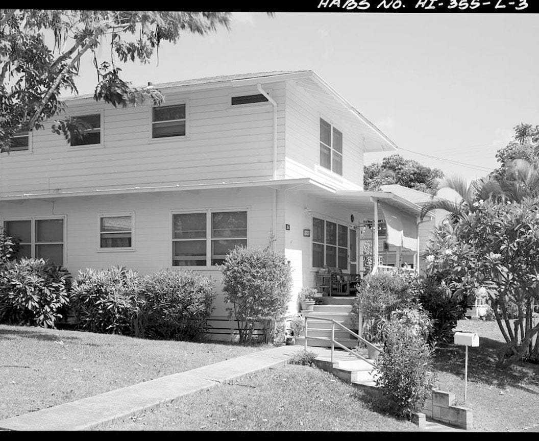 U.S. Naval Base, Pearl Harbor, Naval Housing Area Makalapa, Angle Three-Bedroom Duplex Type M, Kamakani & Samoa Places, & Makalapa Drive, Pearl City, Honolulu County, HI 2