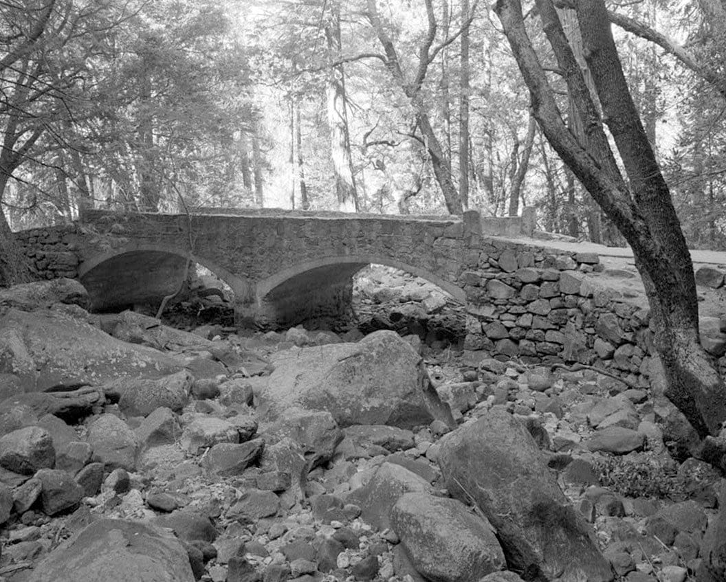 Historic Photo : Bridalveil Fall Bridge No. 2, Spanning Bridalveil Creek on carriage road, Yosemite Village, Mariposa County, CA 3 Photograph