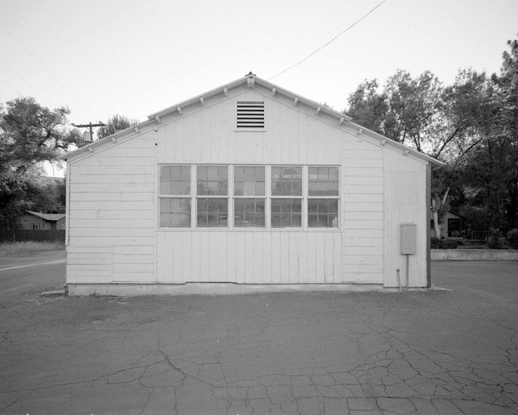 Historic Photo : Descanso Ranger Station, Engine Garage, 24321 Viejas Grade Road, Descanso, San Diego County, CA 1 Photograph