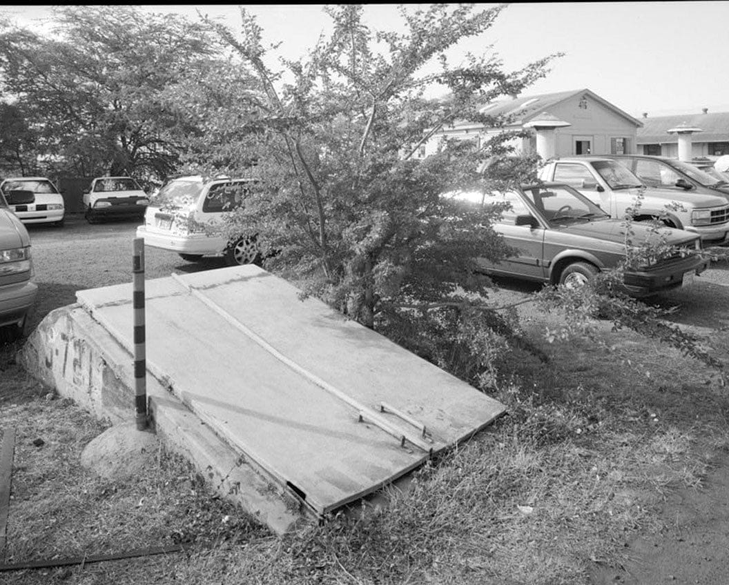 Historic Photo : U.S. Naval Base, Pearl Harbor, Fallout Shelter, Kuakua Avenue near Berth S-19, Pearl City, Honolulu County, HI 3 Photograph