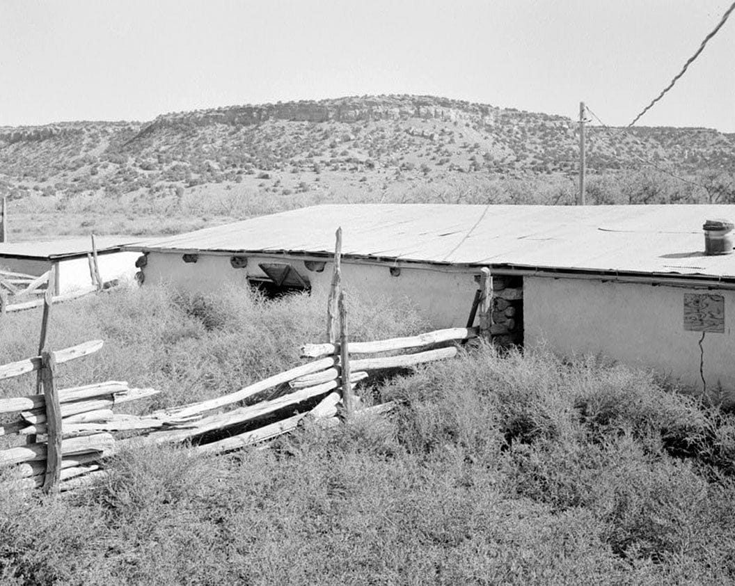 Historic Photo : Eugene Rourke Ranch, Barn, 70 feet south of shed, Model, Las Animas County, CO 1 Photograph