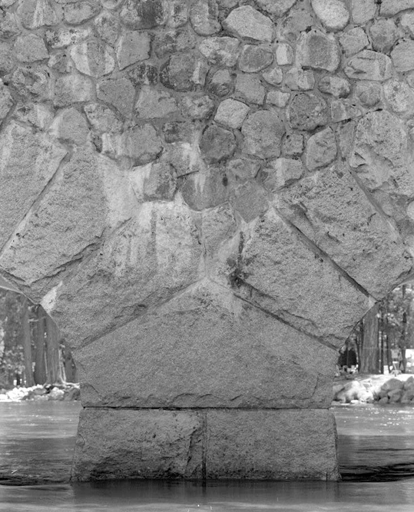 Historic Photo : Ahwahnee Bridge, Spanning Merced River on service road, Yosemite Village, Mariposa County, CA 2 Photograph