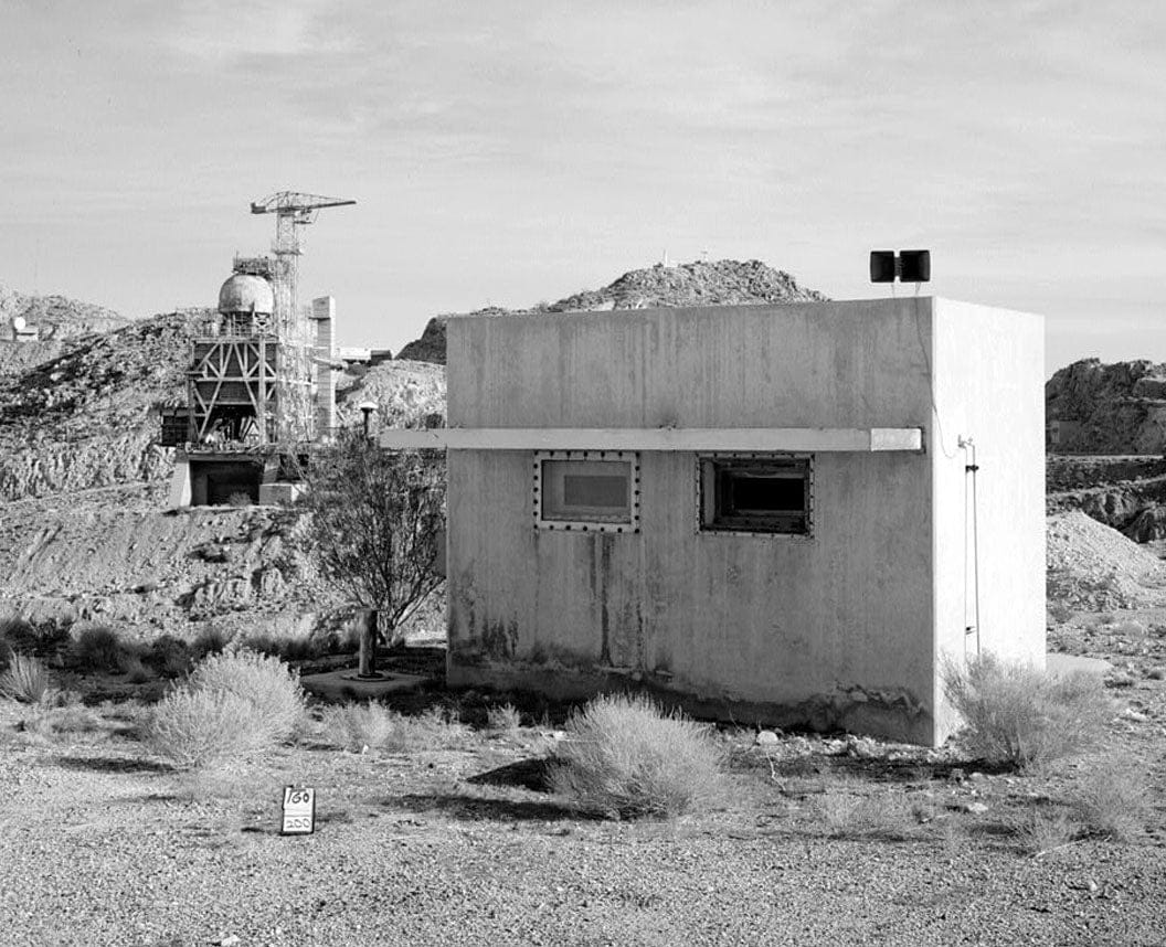 Edwards Air Force Base, Air Force Rocket Propulsion Laboratory, Observation Bunker 1-D-3, Test Area 1-125, northwest end of Altair Boulevard, Boron, Kern County, CA 1