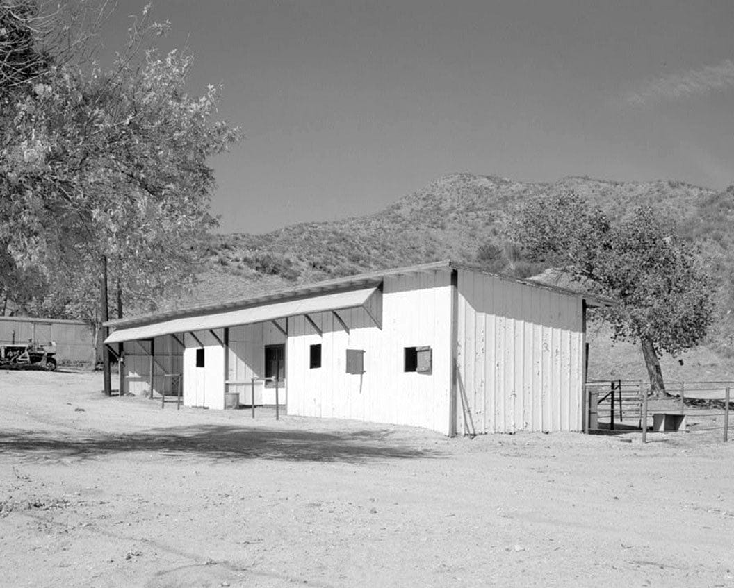 Historic Photo : Harry Carey Ranch, Wood Stable, 28515 San Francisquito Canyon Road, Saugus, Los Angeles County, CA 2 Photograph