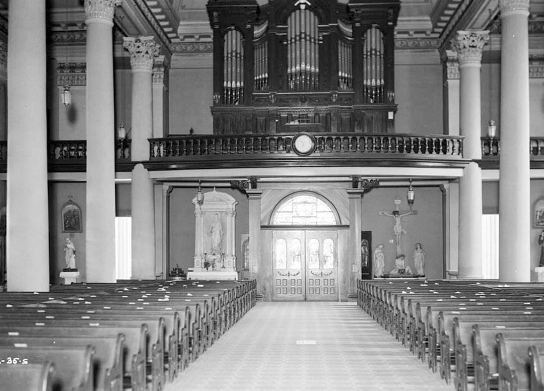 Historic Photo : Cathedral of the Immaculate Conception, South Claiborne Street, Mobile, Mobile County, AL 4 Photograph
