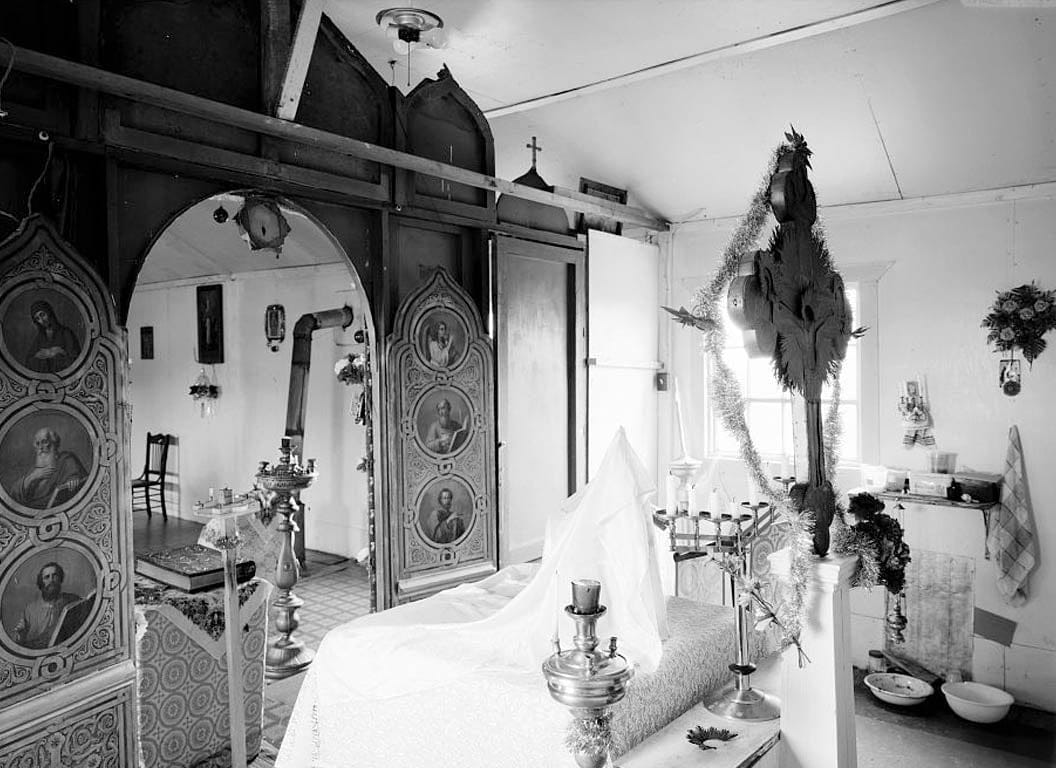 Historic Photo : St. Michael the Archangel Russian Orthodox Church, Marshall, Wade Hampton Census Area, AK 2 Photograph