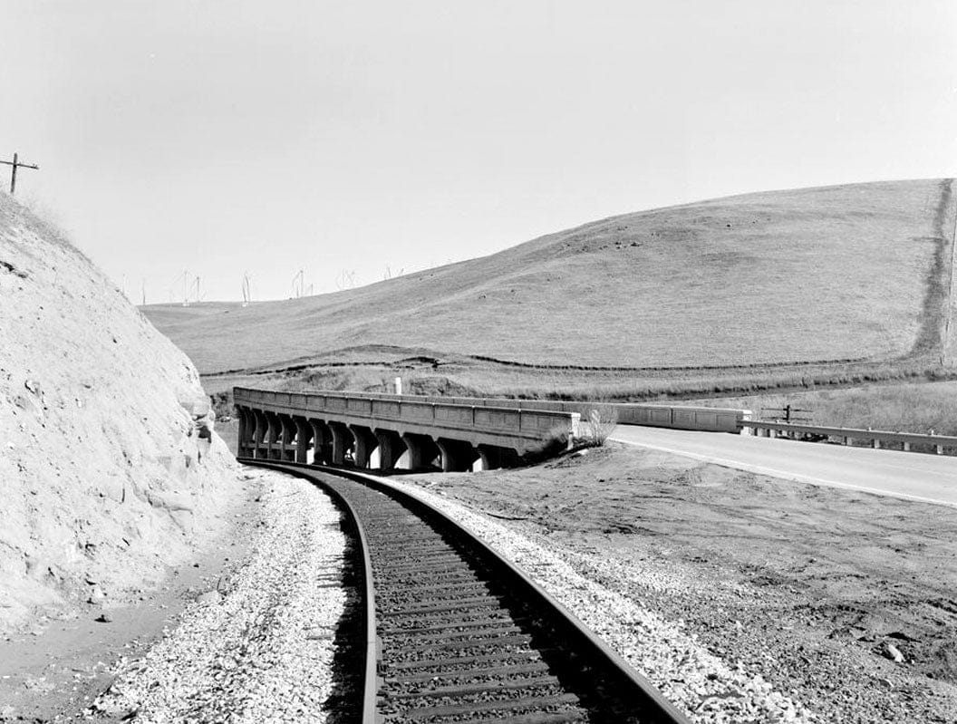 Historic Photo : Carroll Overhead Bridge, Altamont Pass Road, Livermore, Alameda County, CA 1 Photograph