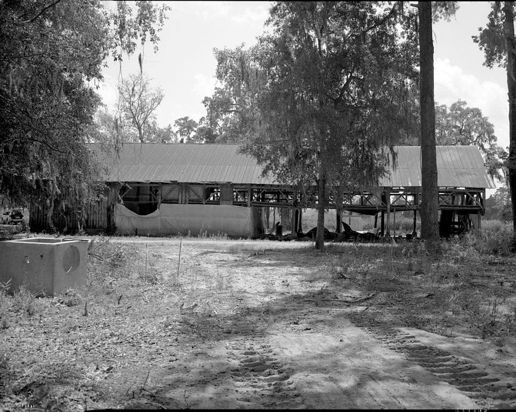 Historic Photo : Richmond Hill Plantation, Sterling Creek Lettuce Shed, East of Richmond Hill on Ford Neck Road, Richmond Hill, Bryan County, GA 2 Photograph