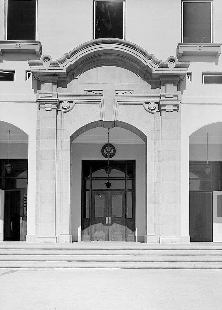 Historic Photo : U.S. Naval Hospital, Administration Building, Park Boulevard, Balboa Park, San Diego, San Diego County, CA 6 Photograph