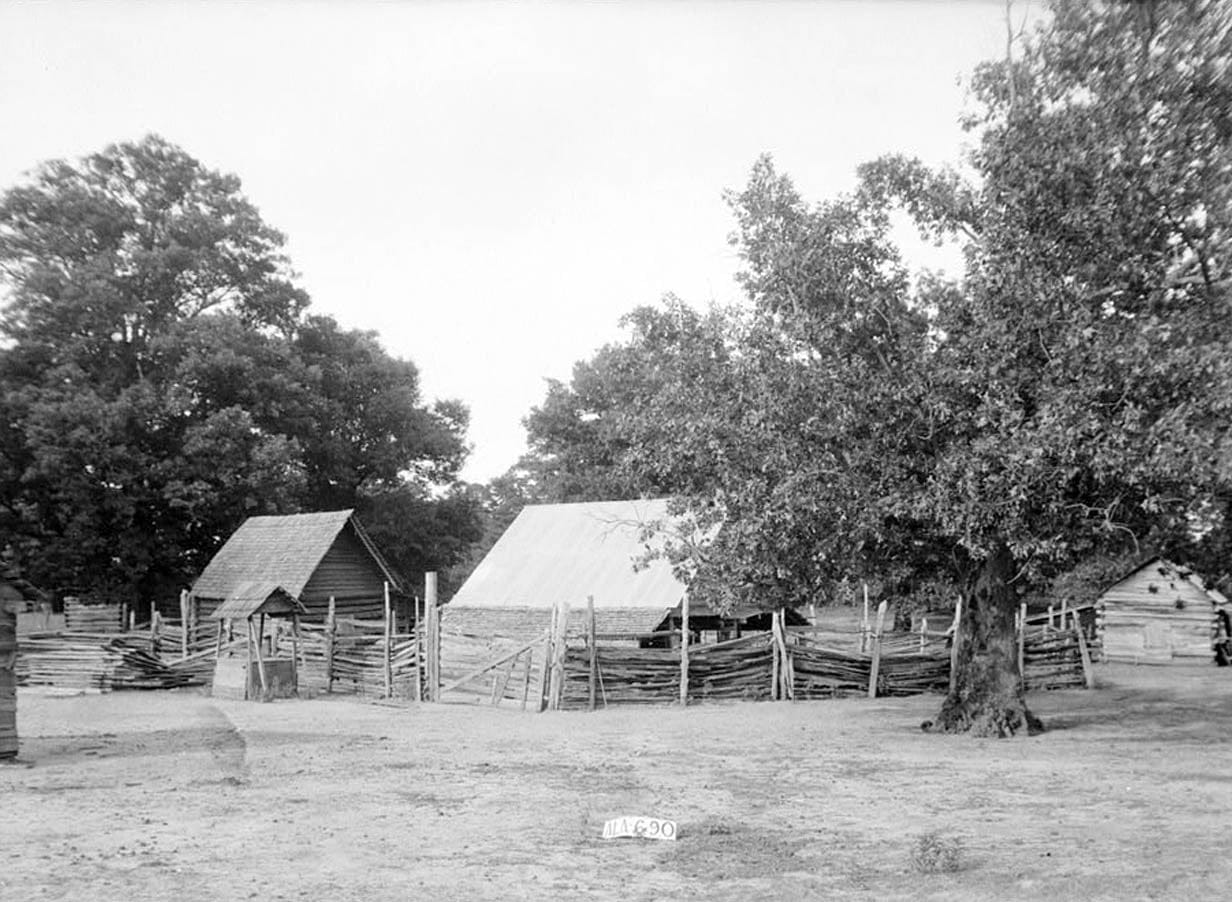 Historic Photo : Will Crenshaw Plantation (House), County Road 54, Greenville, Butler County, AL 4 Photograph