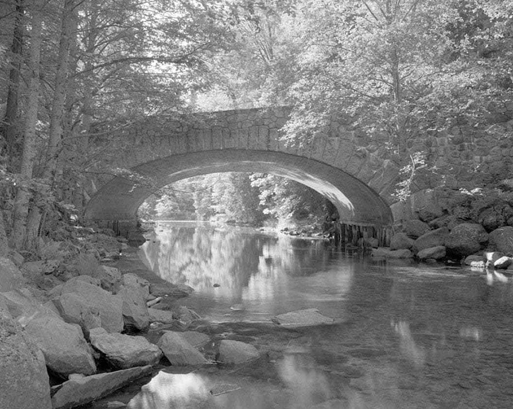 Historic Photo : Tenaya Creek Bridge, Spanning Tenaya Creek on Mirror Lake Road, Yosemite Village, Mariposa County, CA 1 Photograph