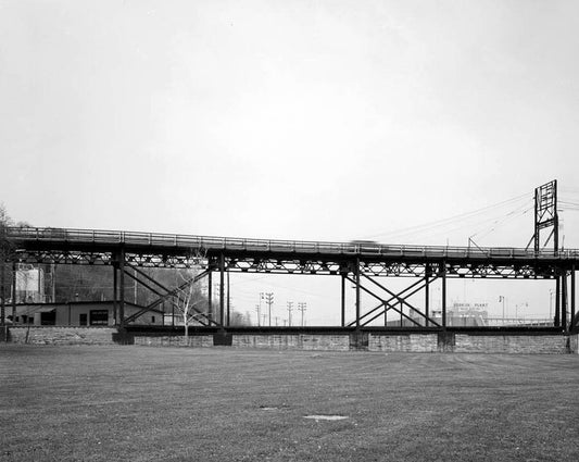 Historic Photo : Keokuk & Hamilton Bridge, Spanning Mississippi River, Keokuk, Lee County, IA 17 Photograph